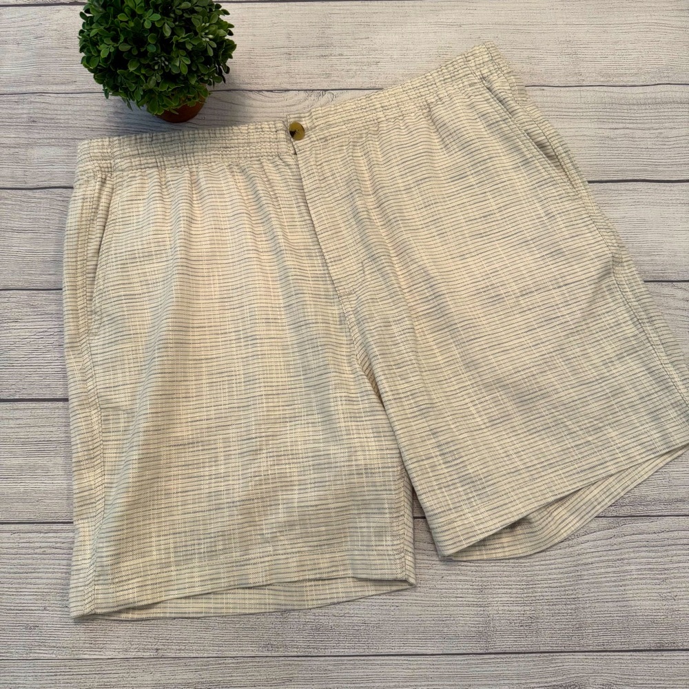 Ben Sherman Beige Checkered Men's Shorts